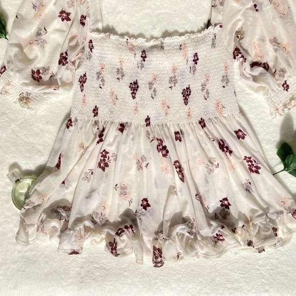 Free People Delta Dawn Floral Top - Picture 10 of 10